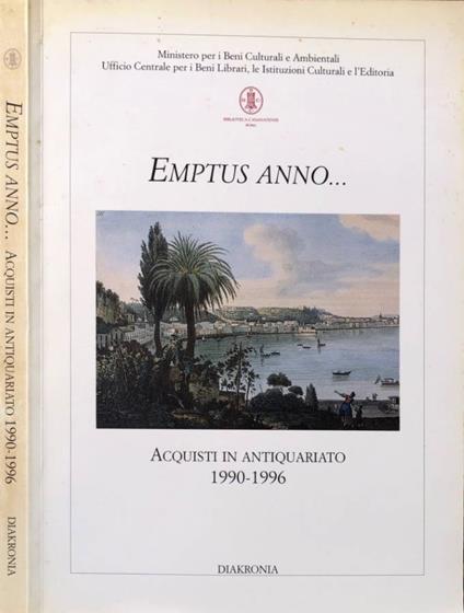 Emptus anno… - copertina