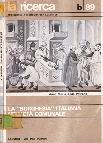 La borghesia italiana nell'età comunale - copertina