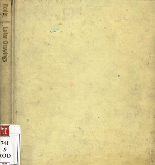 Rodin. Later drawings - copertina