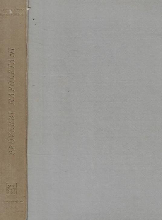 Proverbi napoletani - copertina