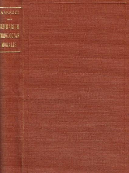 Summarium theologiae moralis - copertina