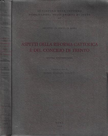 Aspetti della riforma cattolica e del Concilio di Trento - copertina