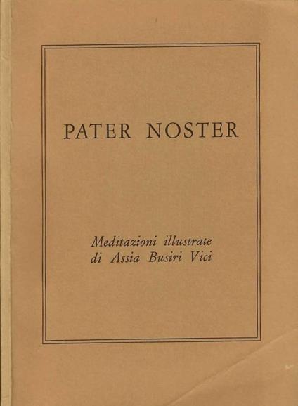 Pater Noster - copertina