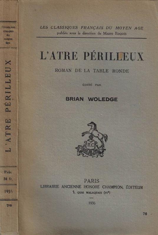 L' atre périlleux - copertina