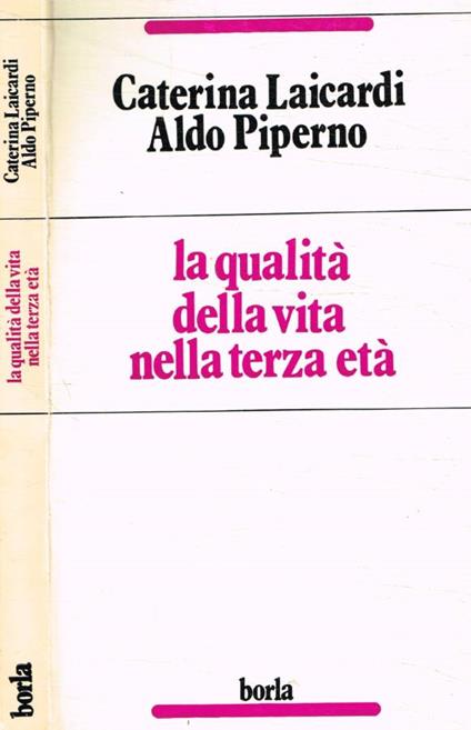 La qualità della vita nella terza età - copertina