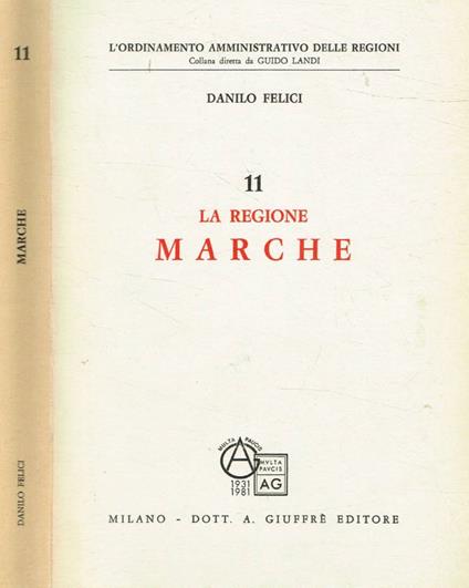 La Regione Marche - copertina