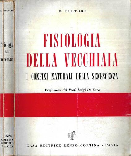 Fisiologia della vecchiaia - copertina