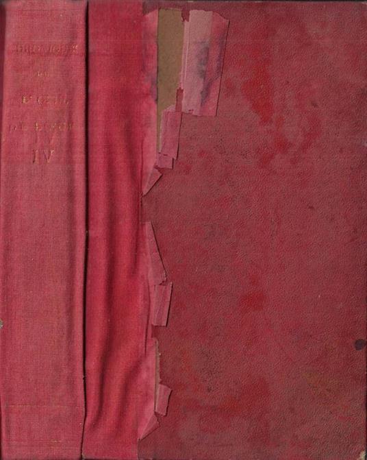 Croniques de l' oeil de boeuf Tome IV - copertina