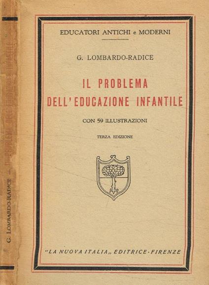 Il problema dell'educazione infantile - copertina
