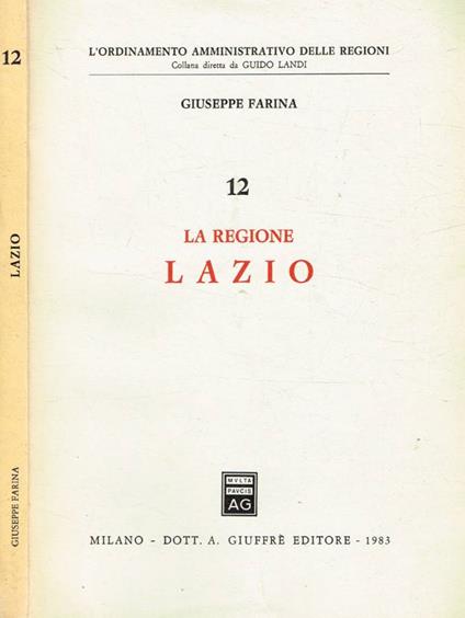 La Regione Lazio - copertina
