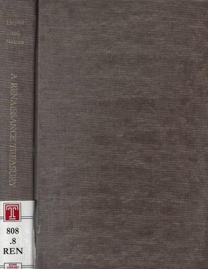 A Renaissance treasury - copertina