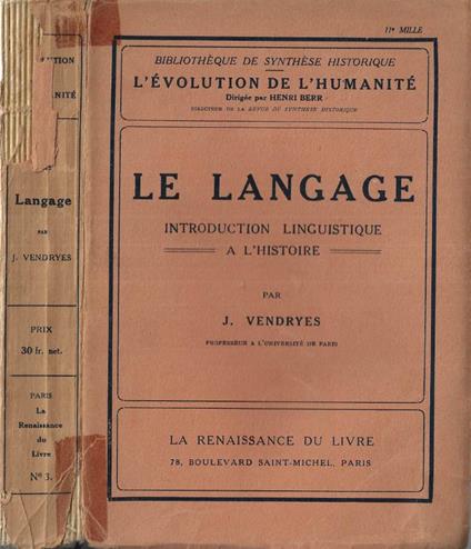 Le langage - copertina