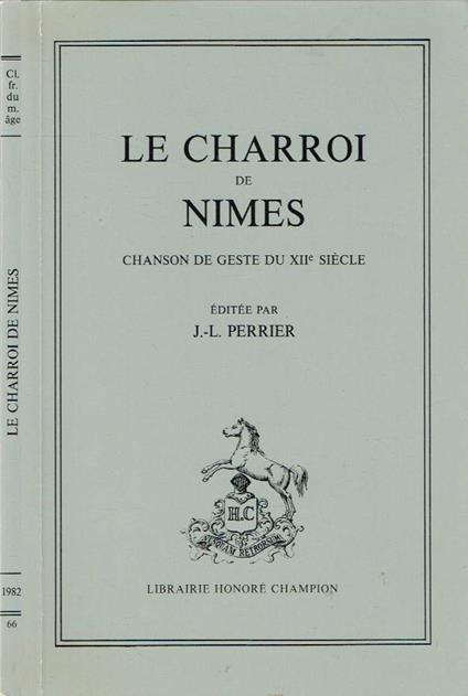 Le Charroi de Nimes - copertina