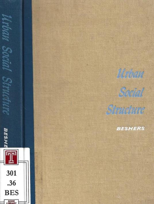 Urban Social Structure - copertina