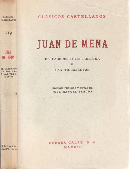 El laberinto de fortuna o las trescientas - copertina