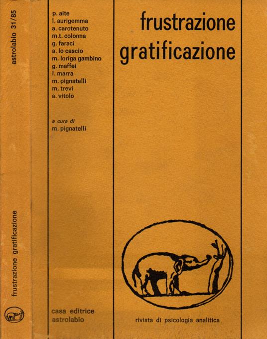 Frustrazione gratificazione - copertina