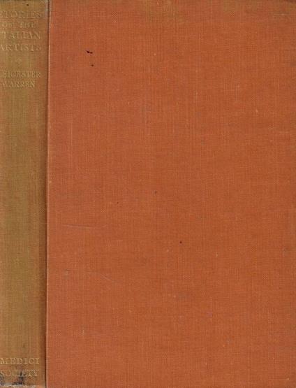 Stories of the Italian Artists - copertina