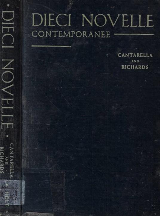 Dieci novelle contemporanee - copertina