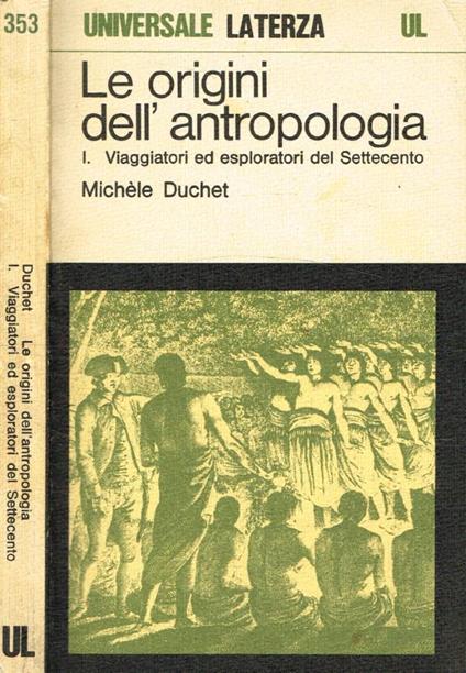 Le origini dell'antropologia - copertina