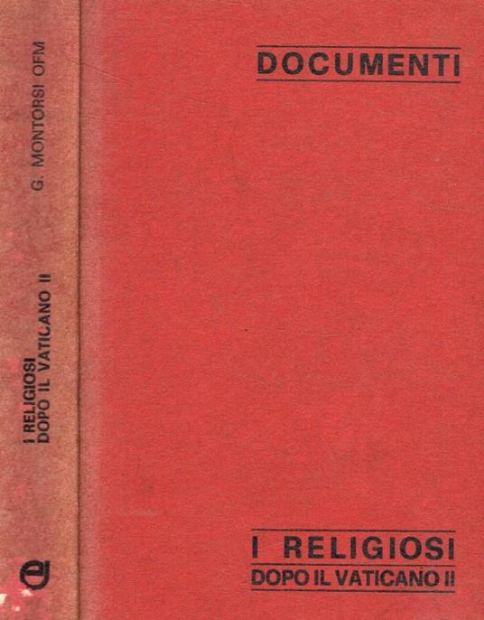 I religiosi dopo il Vaticano II - copertina