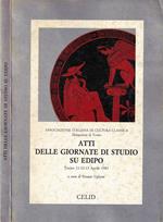 Atti delle giornate di studio su Edipo