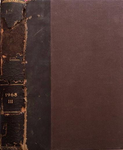 La civiltà cattolica anno 119, quaderni da 2833 a 2838, 1968 - copertina