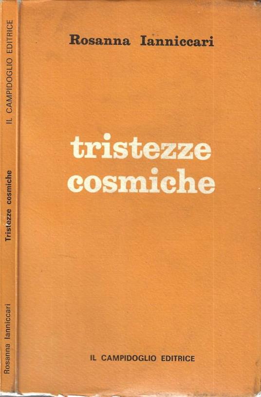 Tristezze cosmiche - copertina