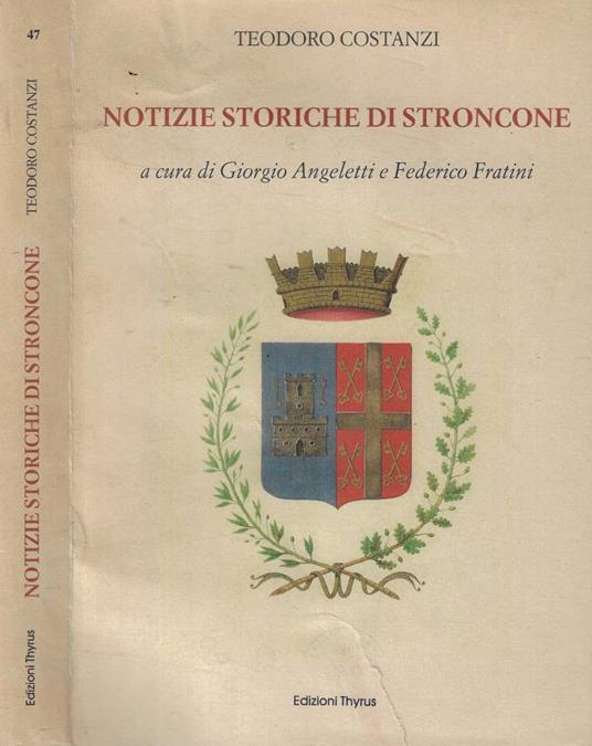 Notizie storiche di Stroncone - copertina