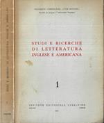Studi e ricerche di letteratura inglese e americana Vol. 1