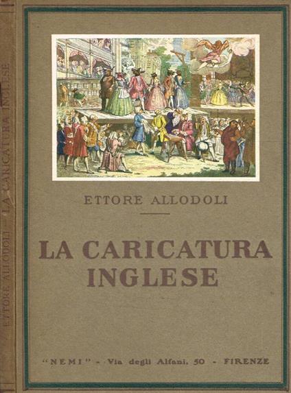 La caricatura inglese - Ettore Allodoli - copertina