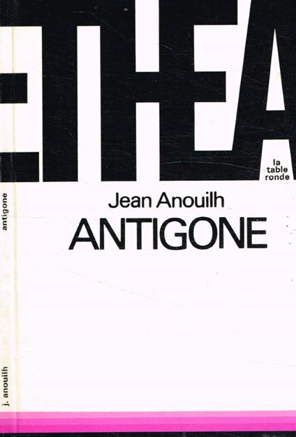 Antigone - Jean Anouilh - copertina