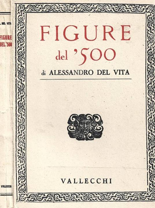 Figure del '500 - Alessandro Del Vita - copertina