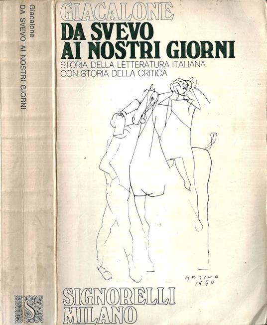Da Svevo ai nostri giorni - Giuseppe Giacalone - copertina