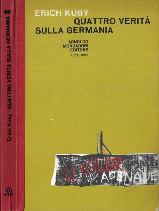 Quattro verità sulla Germania - Erich Kuby - copertina