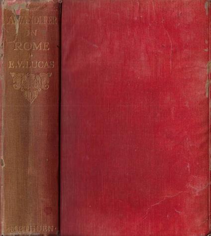 A wanderer in Rome - E. V. Lucas - copertina