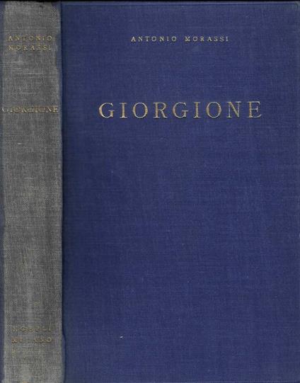 Giorgione - Antonio Morassi - copertina