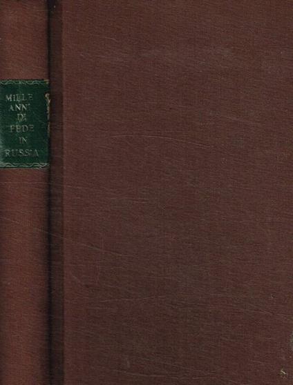 Mille anni di fede in Russia - Pimen - copertina