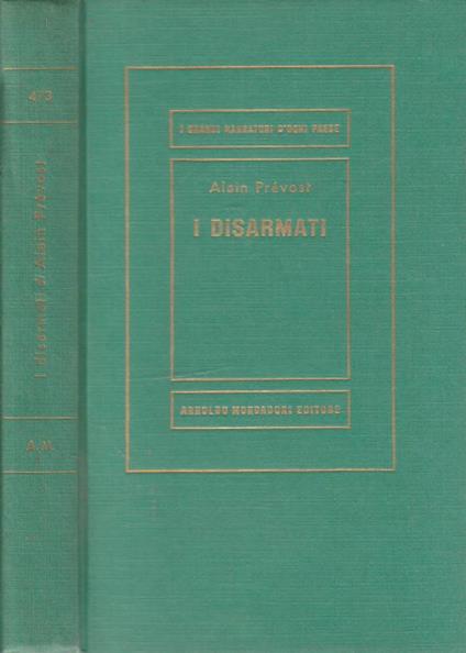 I disarmati - Alain Prevost - copertina