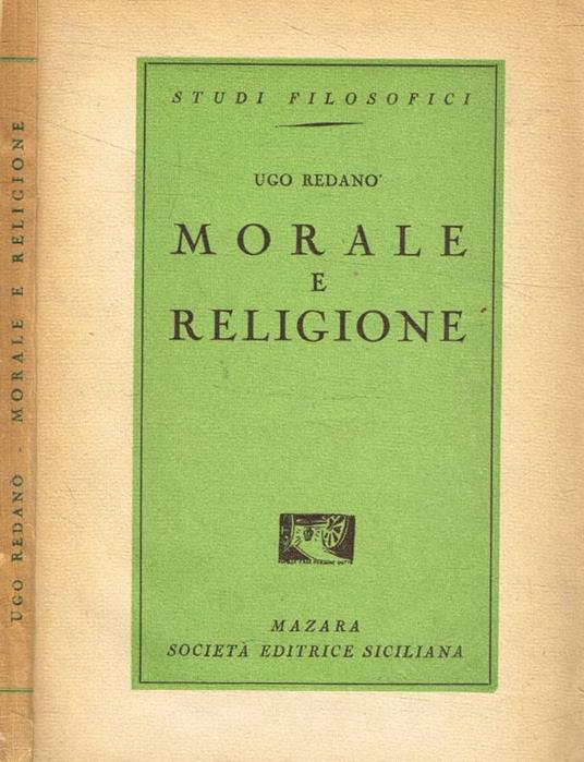 Morale e religione - Ugo Redanò - copertina