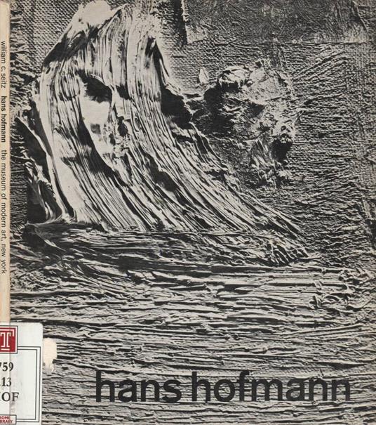 Hans Hofmann - William C. Seitz - copertina