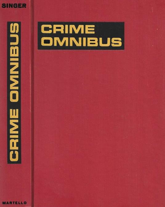 Crime omnibus - Kurt Singer - copertina