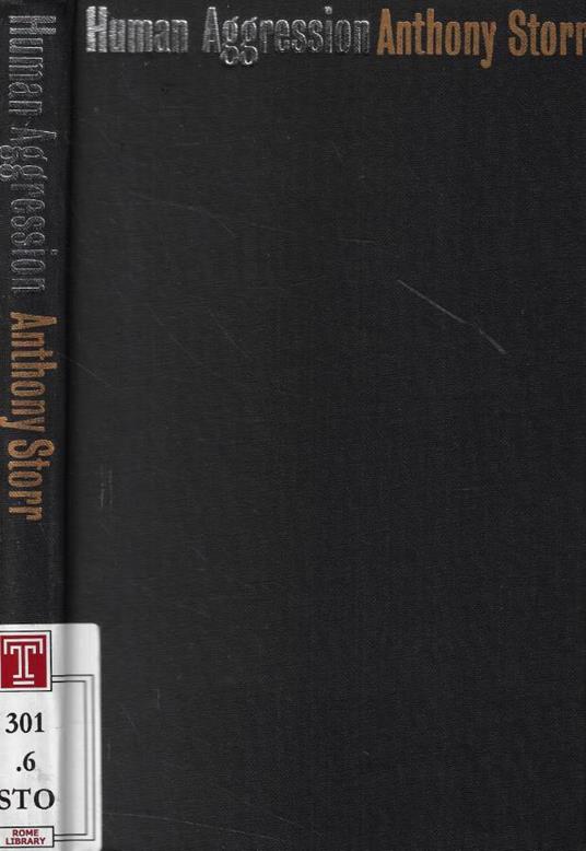 Human Aggression - Anthony Storr - copertina