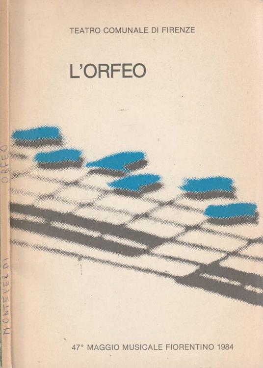 L' Orfeo - Alessandro Striggio - copertina