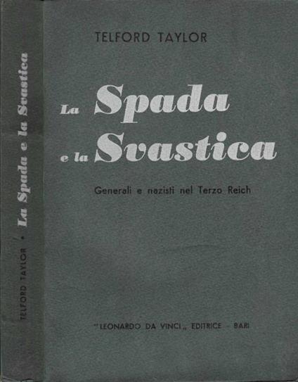 La spada e la svastica - Telford Taylor - copertina