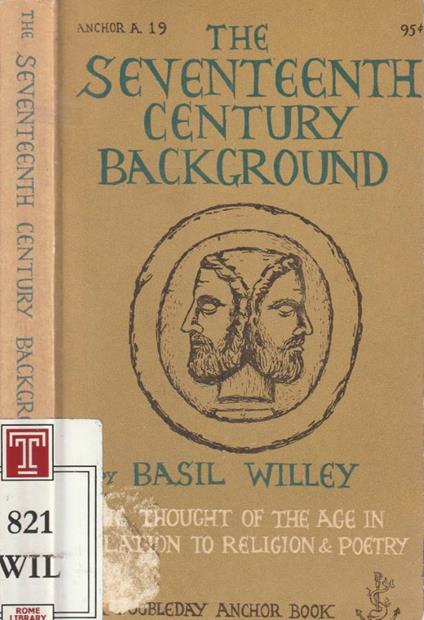 The seventeenth-Century background - Basil Willey - copertina
