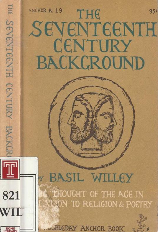 The seventeenth-Century background - Basil Willey - copertina