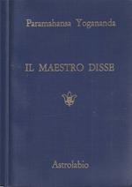 Il maestro disse
