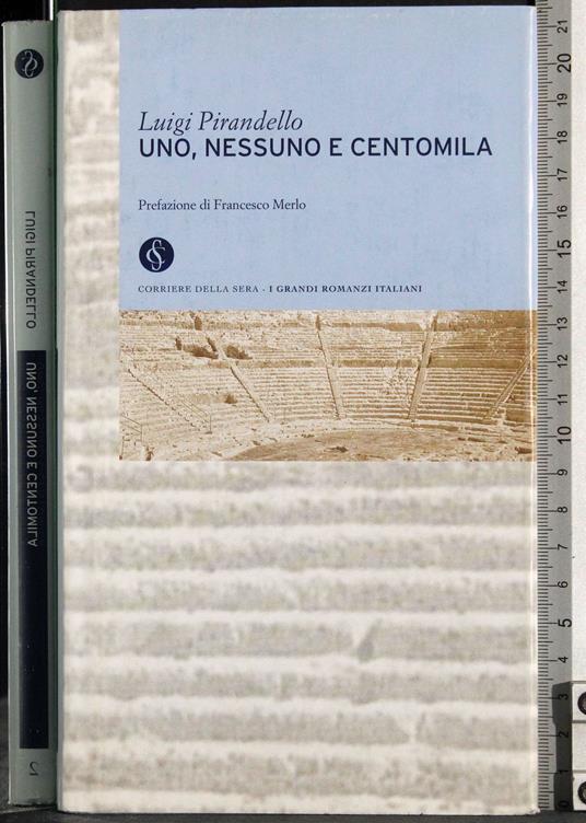 , nessuno e centomila - Luigi Pirandello - copertina