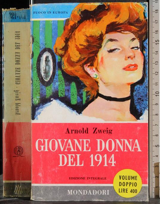 Giovane donna del 1914 - Arnold Zweig - copertina