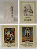 Mostra del Barocco Piemontese. Vol. I. Architettura, scenografia. Vol. II. Pittura, scultura, arazzi.  Vol. III. Mobilli e intagli, Tessuti e ricami, Maioliche, Porcellane, Argenti, Libri e rilegature, Monete e medaglie